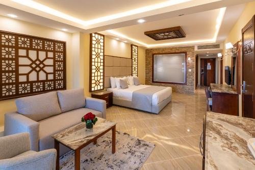 Sea Beach Aqua Park Resort - Triple Room with Sea View -Egyptians and Residens Only